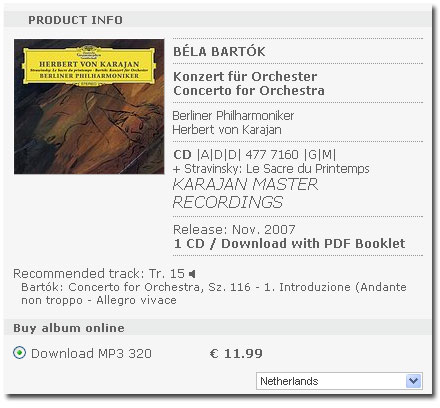 Karajan als download