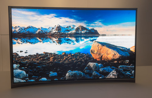 Samsung gebogen OLED scherm